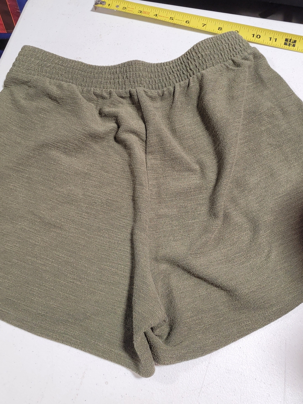 Old Navy Olive Green Athletic Pull-On Shorts - Picture 3 of 3